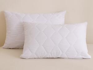 XPOSE® Prešívaný chránič vankúša - biely 50x70 cm