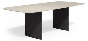 Tribu Jedálenský stôl Lucca, Tribu, obdĺžnikový 240x110x75,6 cm, rám hliník farba linen, doska keramika dekor pompei