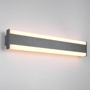 LED vonkajšie nástenné svietidlo DAWSON, 60 cm, antracitová IP54 hore/dole, Čierna, Hliník, Moderný, Nástenné svietidlo