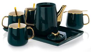 Čajový/kávový set Noah Green Gold
