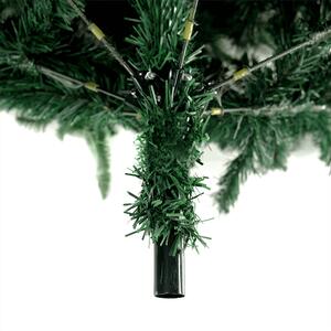 KONDELA 3D vianočný stromček, zelená, 220cm, CHRISTMAS TYP 3