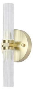 Searchlight 10372SB-LED stmievateľné kúpeľňové nástenné svietidlo ABERDEEN 2xLED/12W/230V IP44 mosadz