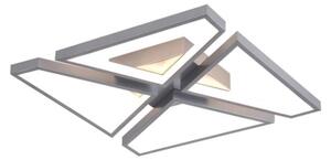 Searchlight 36520SI - LED Stmievateľné stropné svietidlo QUATRO LED/29W/230V 40x40 cm