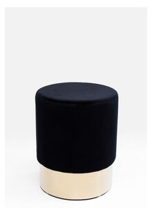 Čierna stolička Kare Design Cherry, ∅ 35 cm