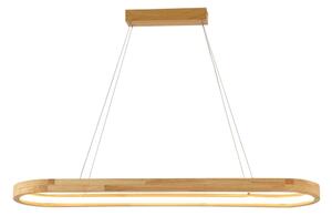 Brilagi - LED závesný luster na lankách UMEA WOOD LED/40W/230V 90x22 cm drevo