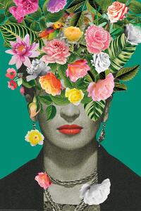 Plagát, Obraz - Frida Floral