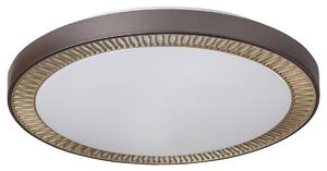 RABALUX LED moderné stropné osvetlenie MATEA, 40W, teplá-studená biela, hnedé, zlaté, 50cm, okrúhle