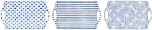 Melamínový servírovací podnos Blue 45 x 30 cm