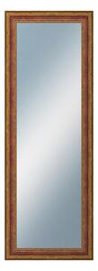 DANTIK - Zrkadlo v rámu, rozmer s rámom 50x140 cm z lišty HRAD červená (3006)