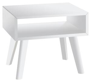 NOČNÝ STOLÍK, buk, biela, 50/42/41 cm Hasena - Online Only spálne, Online Only