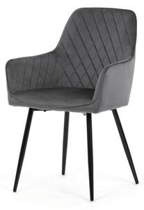 Jedálenská stolička sivá DCH-215 GREY4