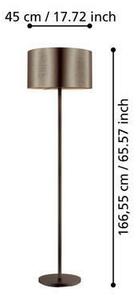 STOJACIA LAMPA, 45/166.5 cm Eglo - Interiérové svietidlá