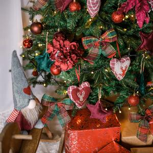 KONDELA 3D vianočný stromček, 140 cm, zelená, CHRISTMAS TYP 8