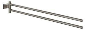 Držiak uterákov GROHE Essentials Cube kartáčovaný Hard Graphite G40624AL1