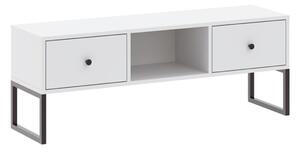 RTV stolík LINEA 2S biely