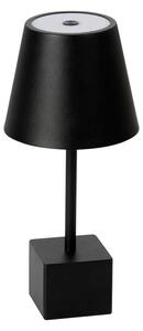 Lindby - Janea Cube Prenosné Stolová Lampa Dim. IP54 Čierna