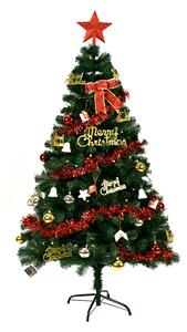 KONDELA Vianočný stromček s kovovým stojanom, 160 cm, CHRISTMAS TYP 10