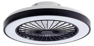 Lindby - Teleo LED Stropný ventilátor Čierna - Lampemesteren