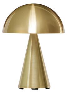 Hübsch - Mush LED Prenosné Stolová Lampa Dim. Mosadz