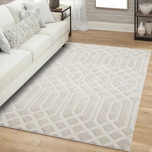 Dekorstudio Moderný koberec do obývačky FLAIR 138 - béžový Rozmer koberca: 160x230cm
