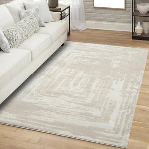 Dekorstudio Moderný koberec do obývačky FLAIR 171 - béžový Rozmer koberca: 80x150cm