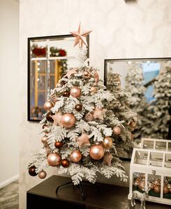 KONDELA Vianočný stromček, zasnežený, 120 cm, MARAVEL TYP 1