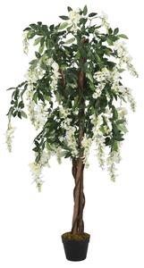 Umelý strom vistéria 560 listov 80 cm zeleno-biela