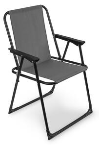 Rocktrail Sklápacia kempingová stolička (sivá) (100373329)