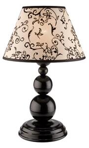 RUEL Stolová dekoratívna lampa so vzormi LOBLO, 1xE27, 60W, čierna