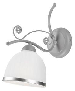 RUEL Nástenné rustikálne osvetlenie RETROS, 1xE27, 60W, šedé