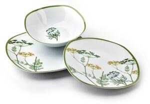Porcelánová jedálenská súprava Village Dill sada 18ks