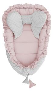 Hniezdočko pre bábätko Minky Belisima Mouse ružové Bavlna/Polyester 55x75 cm