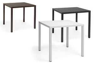 Nardi Záhradný stôl CUBE 80x80 Farba: Biela
