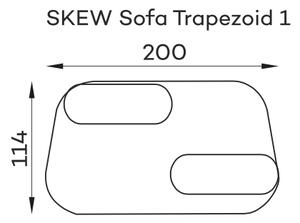 BEFAME Skew Sofa Trapezoid 1