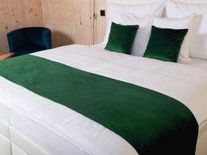Biante Zamatový prehoz/behúň na posteľ Velvet Prémium SVP-032 Zelený 60x240 cm