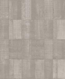Hnedo-sivá vliesová tapeta, geometrický vzor, SUM303, Summer, Khroma by Masureel