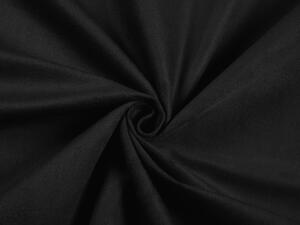 Poťahová látka/imitácia brúsenej kože Alcantara ALC-012 Čierna - šírka 145 cm