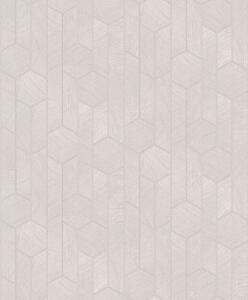 Sivo-strieborná vliesová tapeta, geometrický vzor, SUM103, Summer, Khroma by Masureel