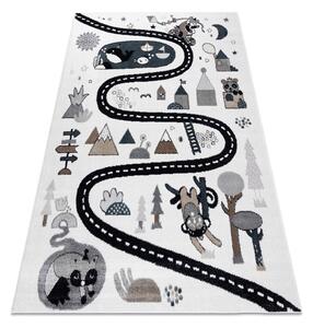 Krémový detský koberec Cesta lesom Rozmer: 200x290 cm