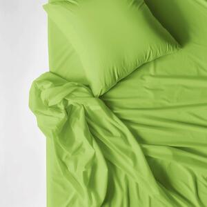 Goldea bavlnené posteľné obliečky - zelené 140 x 200 a 70 x 90 cm