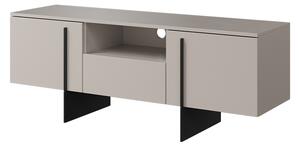 TV stolík Larena 150 cm - kašmírová / čierna