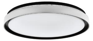 EGLO LED stropné osvetlenie na diaľkové ovládanie SELUCI, 4x10W, 50cm, okrúhle, čiernobiele