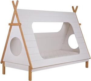 Detská posteľ z borovicového dreva Tipi, 90 x 200 cm