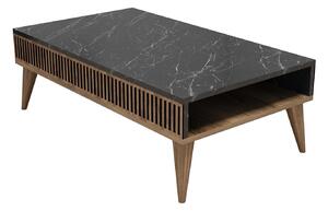Dizajnový konferenčný stolík Cadelaria 105 cm orech čierny