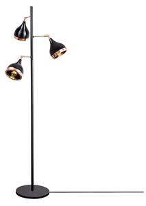 Dizajnová stojanová lampa Salwah 163 cm čierna