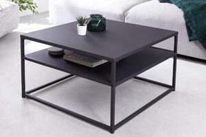 Dizajnový konferenčný stolík Damaris 70 cm čierny -