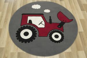 Detský koberec Luna Kids 534457/51915 Traktor, krémový