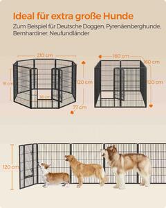 Ohrádka pre psov a domáce zvieratá PPK012B01