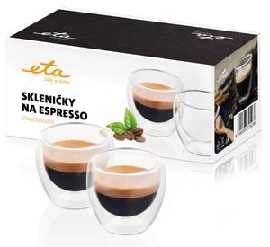 Poháre na espresso ETA 4181 91000 / 2 x 80 ml / pohár