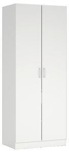 SKRIŇA S OTOČNÝMI DVERAMI, biela, 78,5/200,4/49,75 cm MID.YOU - Online Only zostavy, Online Only